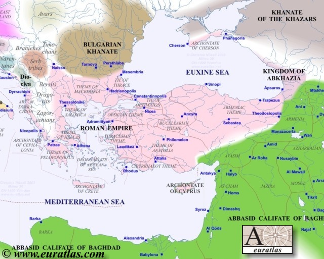 Map Of Europe 800